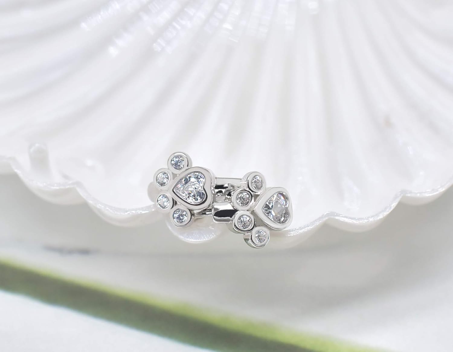 Celestial Paw Huggie Hoops