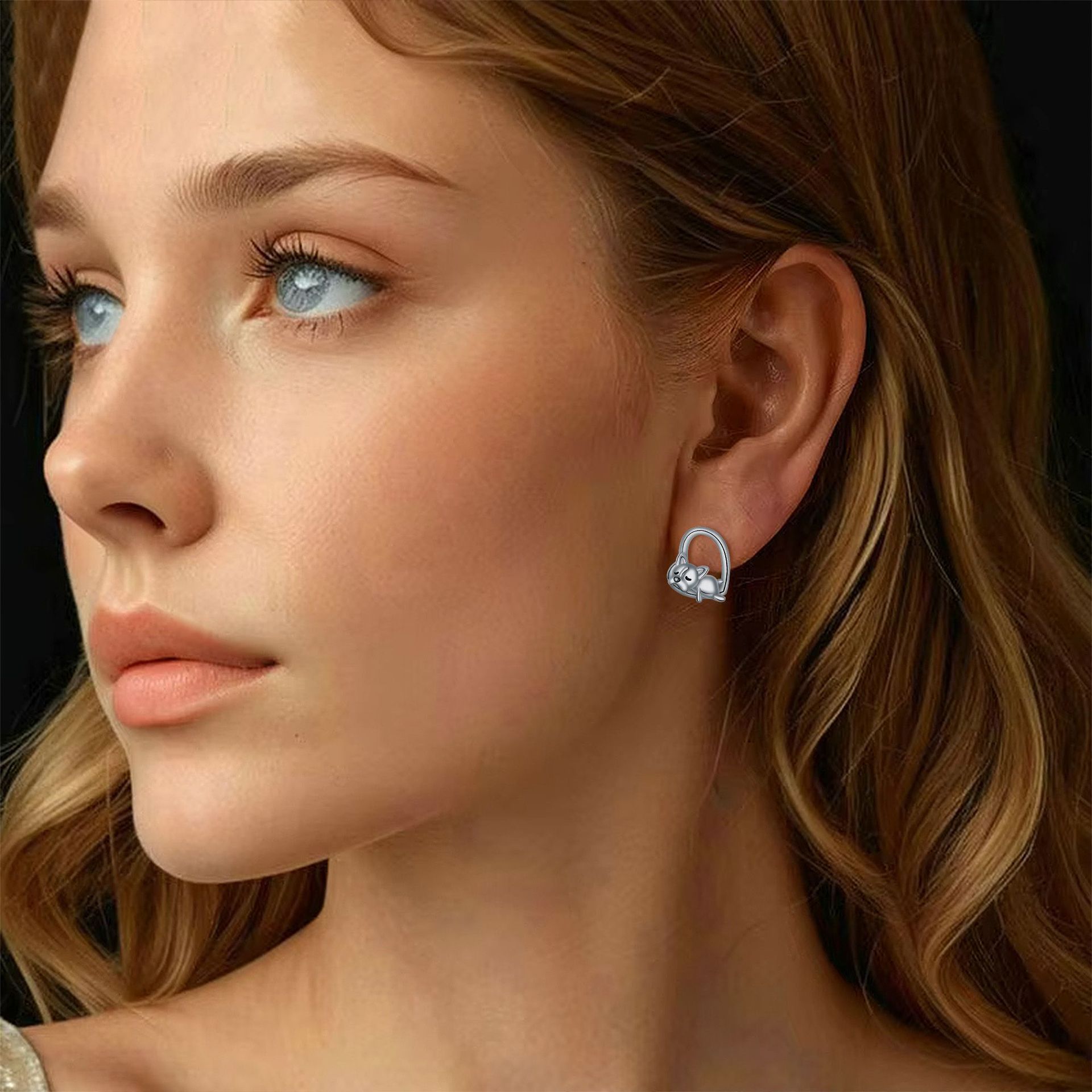 Drömmande Valp Örhängen