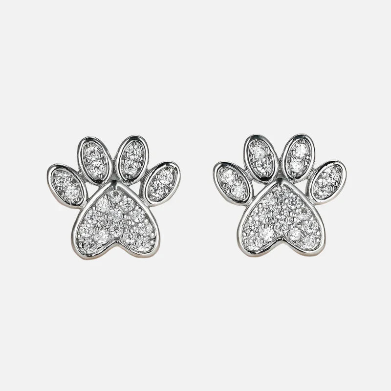 Celestial Paw Studs – Hjärformad Elegans