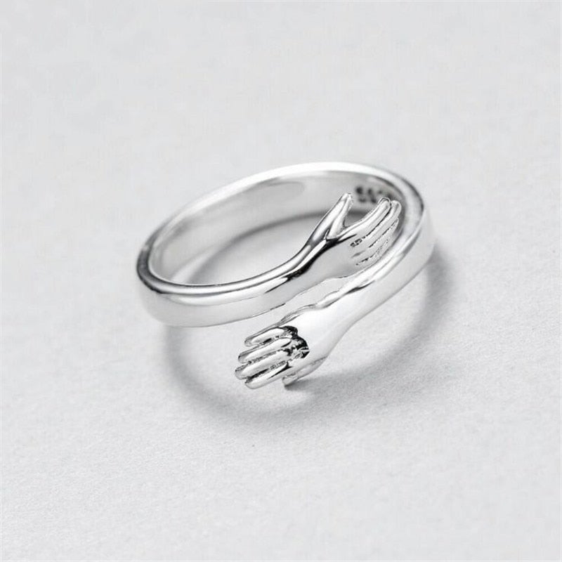 Justerbar Silver Kramring