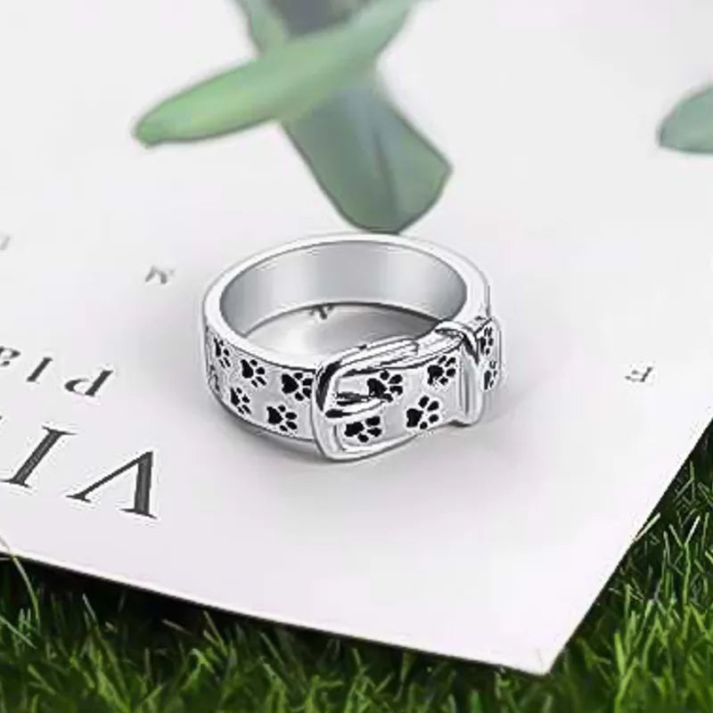 Charmig Hundhalsband Ring
