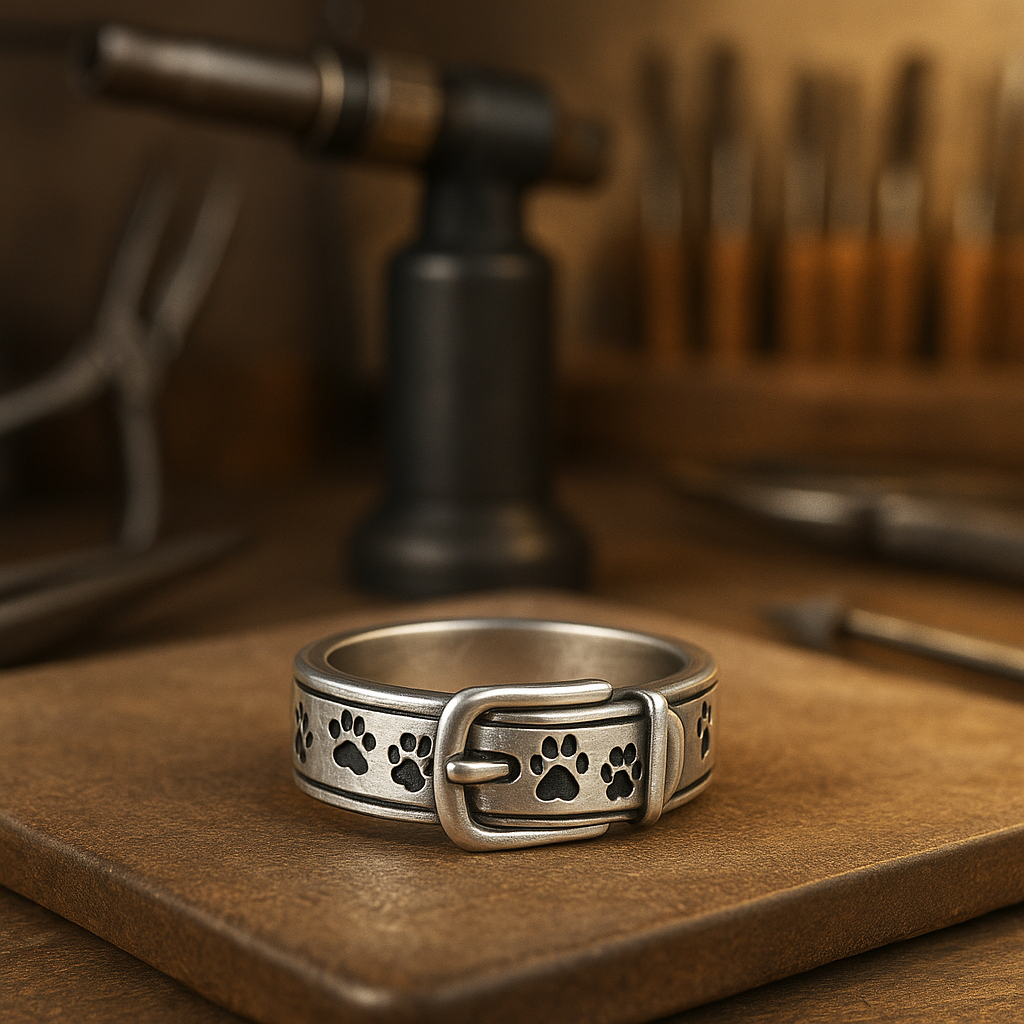 Charmig Hundhalsband Ring