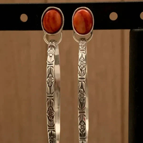 Vintage Onyx Boho Örhängen