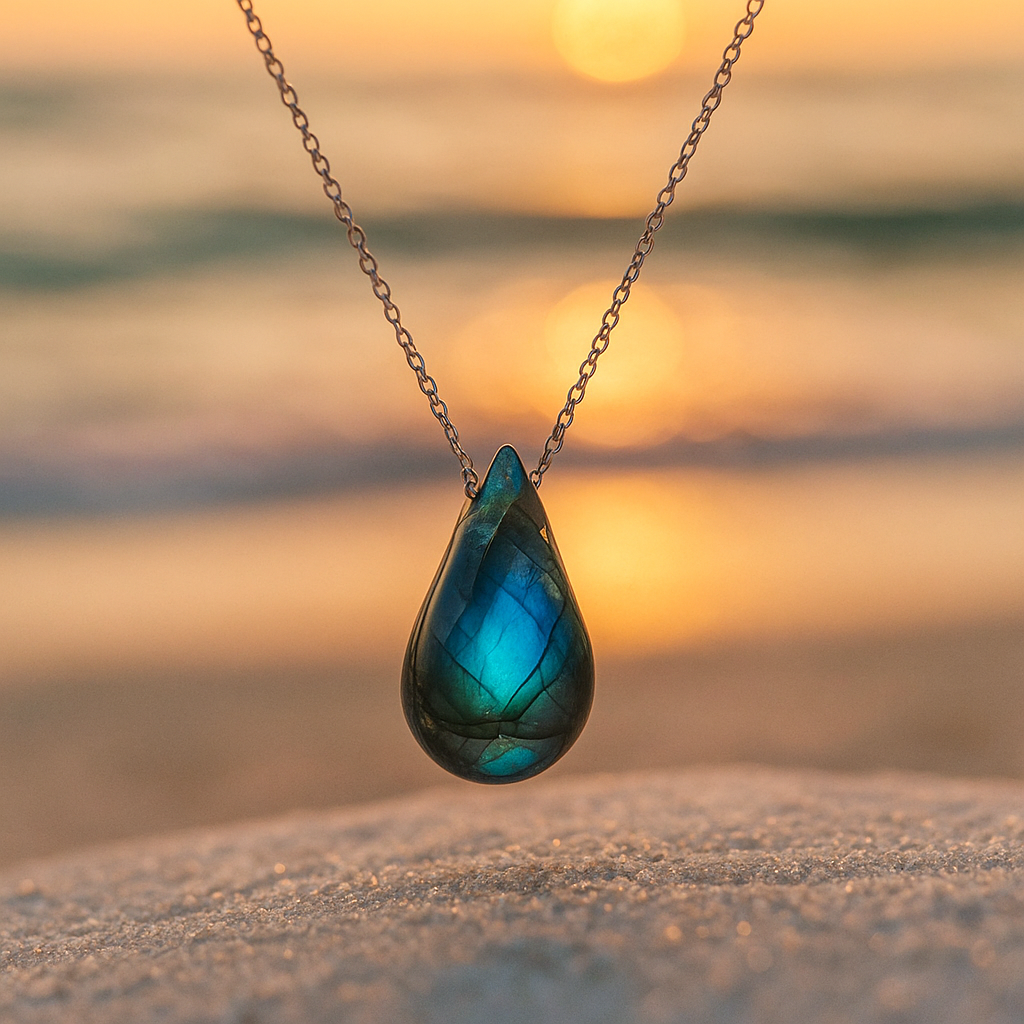 Lagoon | Halsband i labradorit