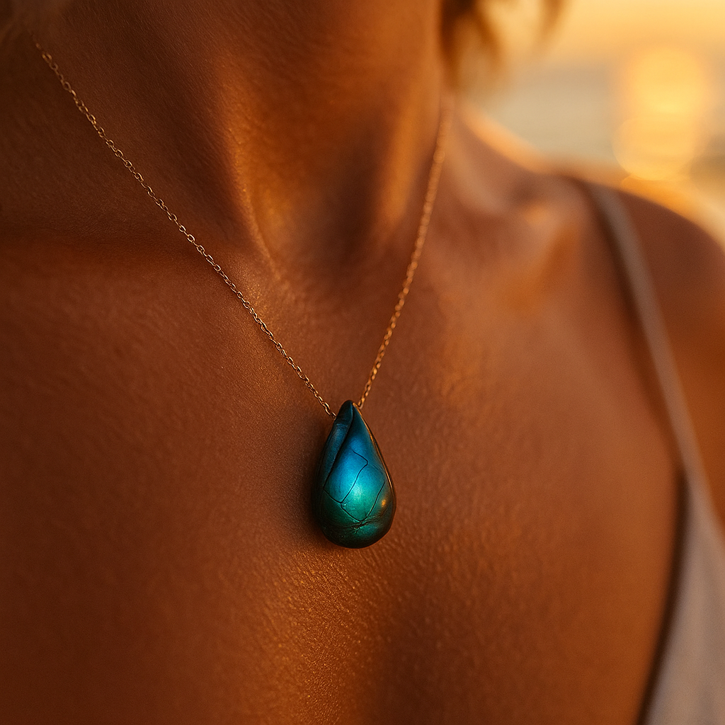 Lagoon | Halsband i labradorit