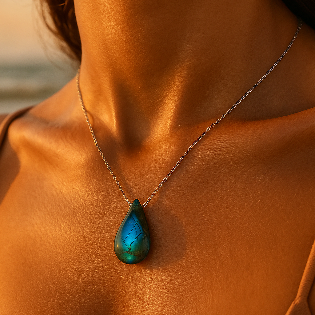 Lagoon | Halsband i labradorit