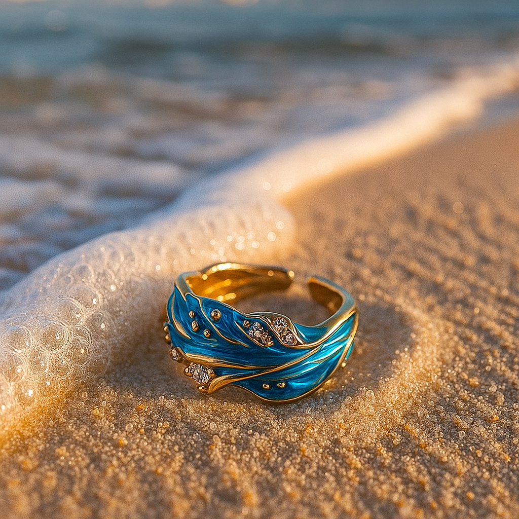 Ondine | Antik våg ring