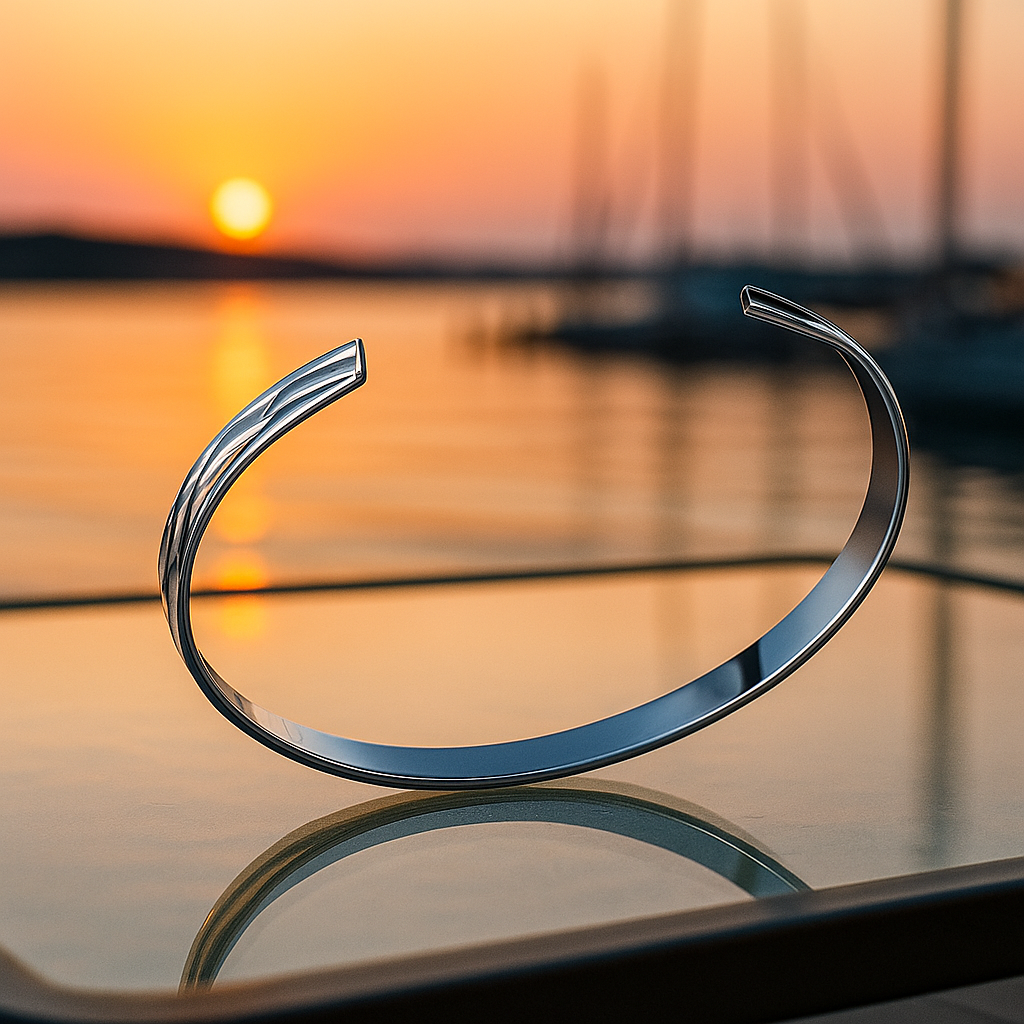 Oceana | Glänsande Horisont Armband