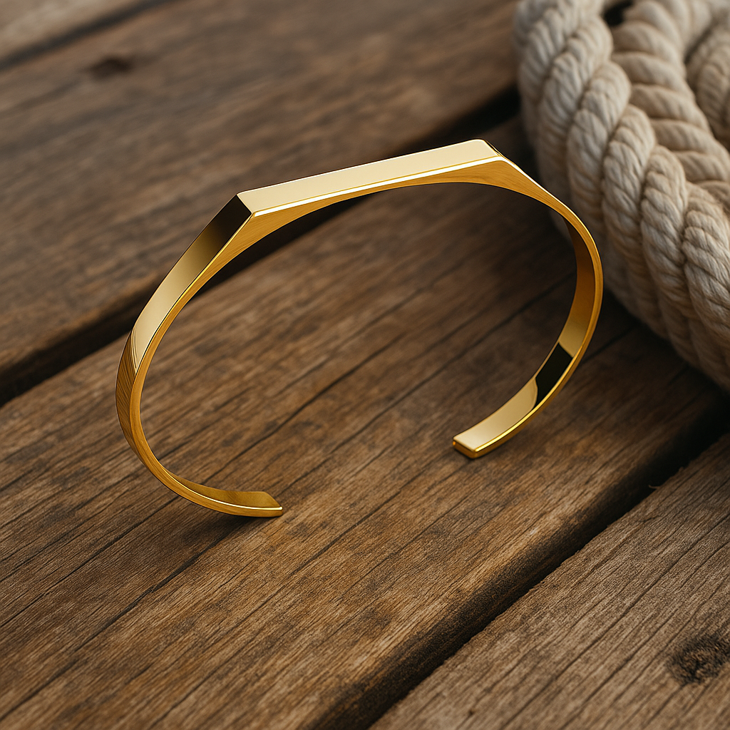 Coralia | Gyllene Linje Armband
