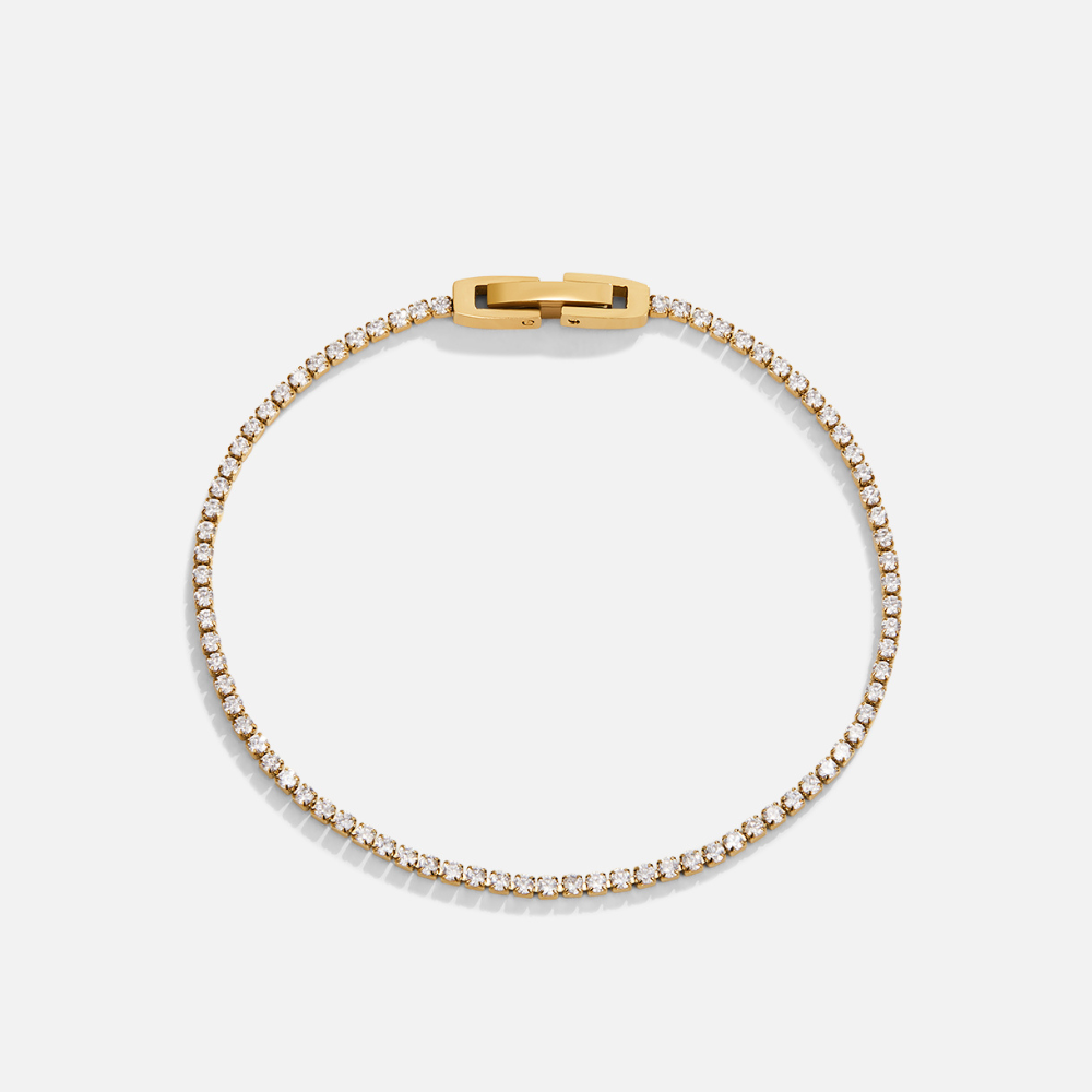 Niyah Crystal Gold Armband
