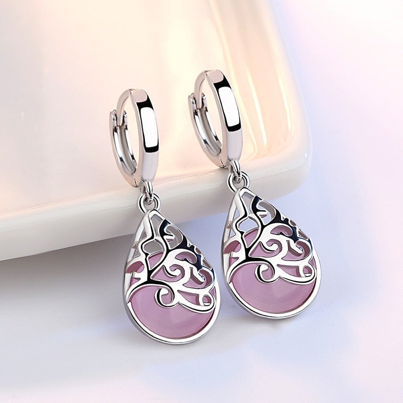 Sterling Silver Tree of Life Örhängen