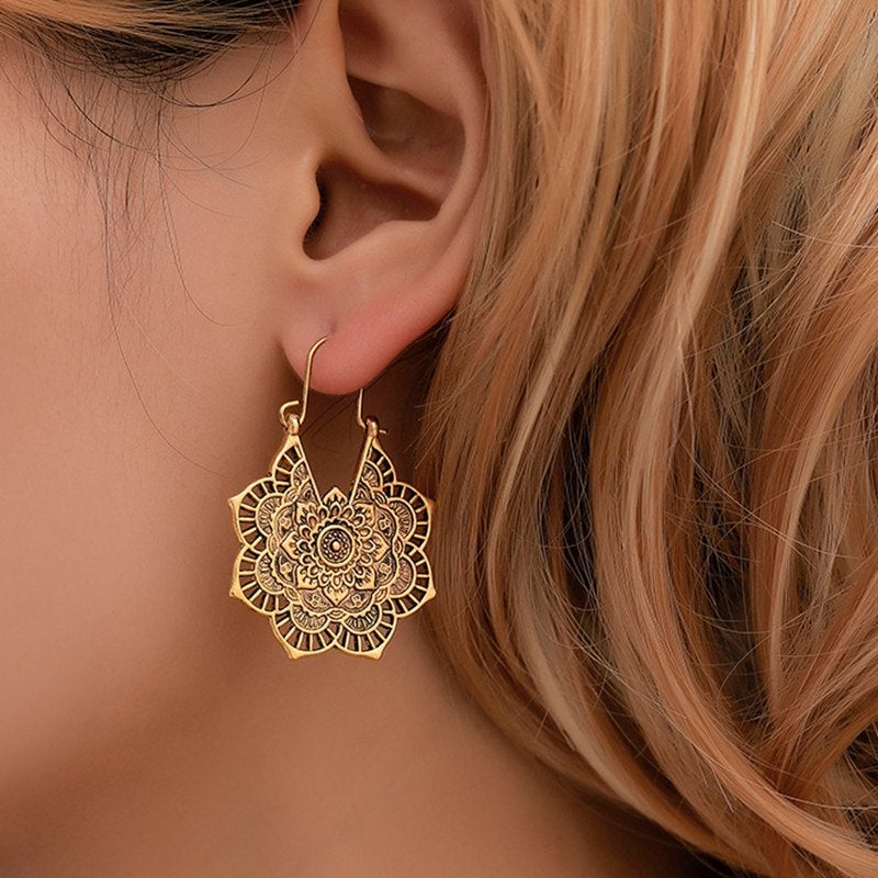 Lotus Mandala Örhängen