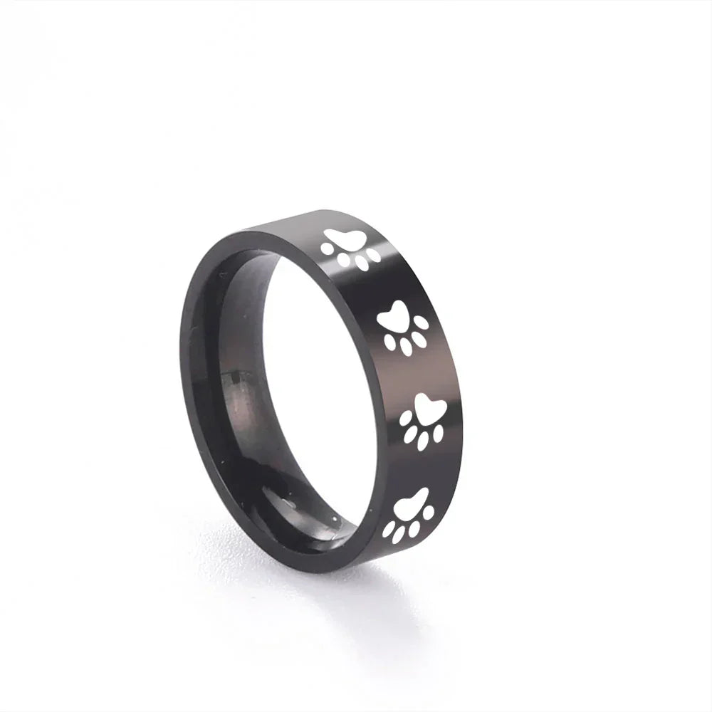 Viskande Paws Print Ring