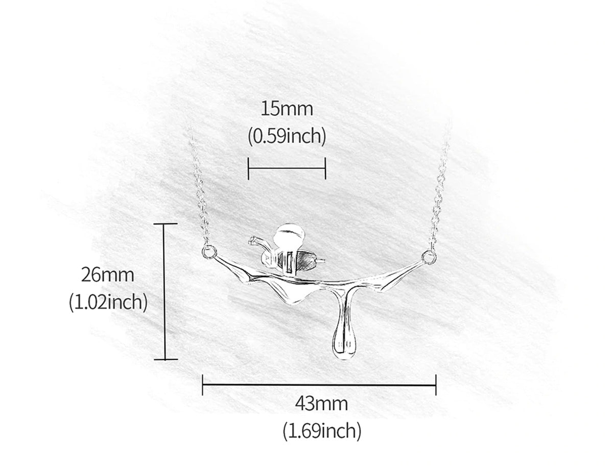 Gyllene Nektar Bi-Halsband