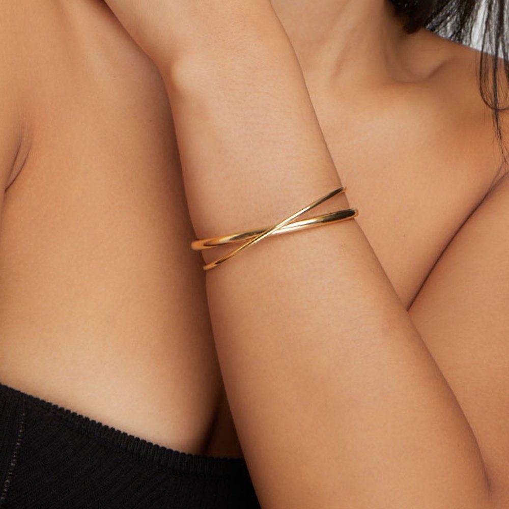 Gyllene Twist Armband