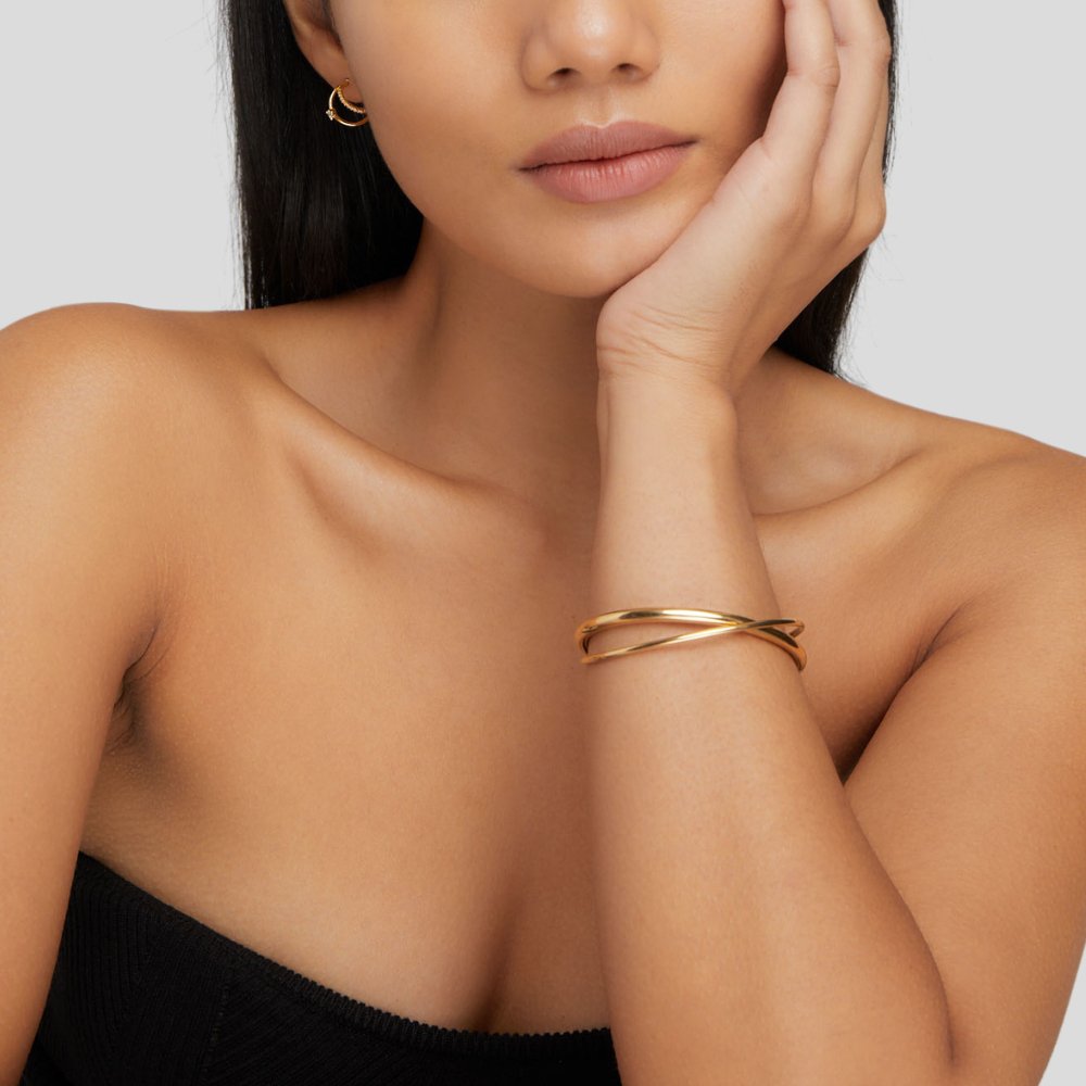 Gyllene Twist Armband