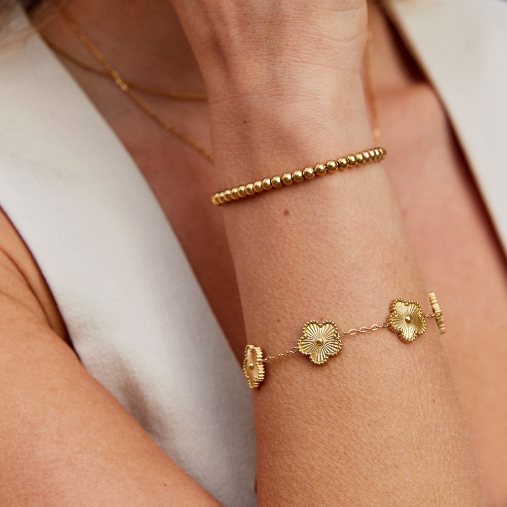 Gyllene Lyckarmband
