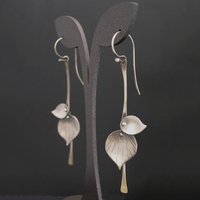 Silver Leaf Vintage Örhängen