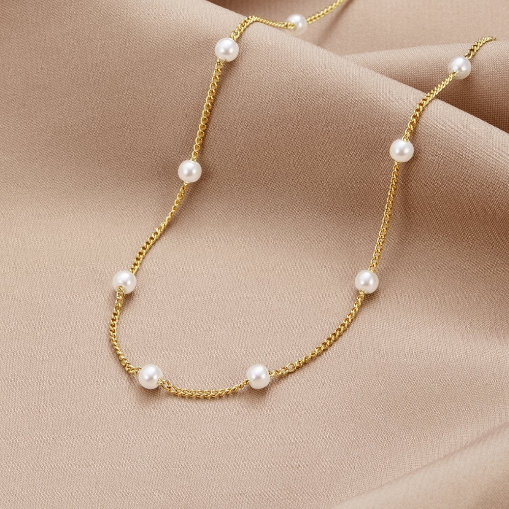 Ren Pärl Halsband
