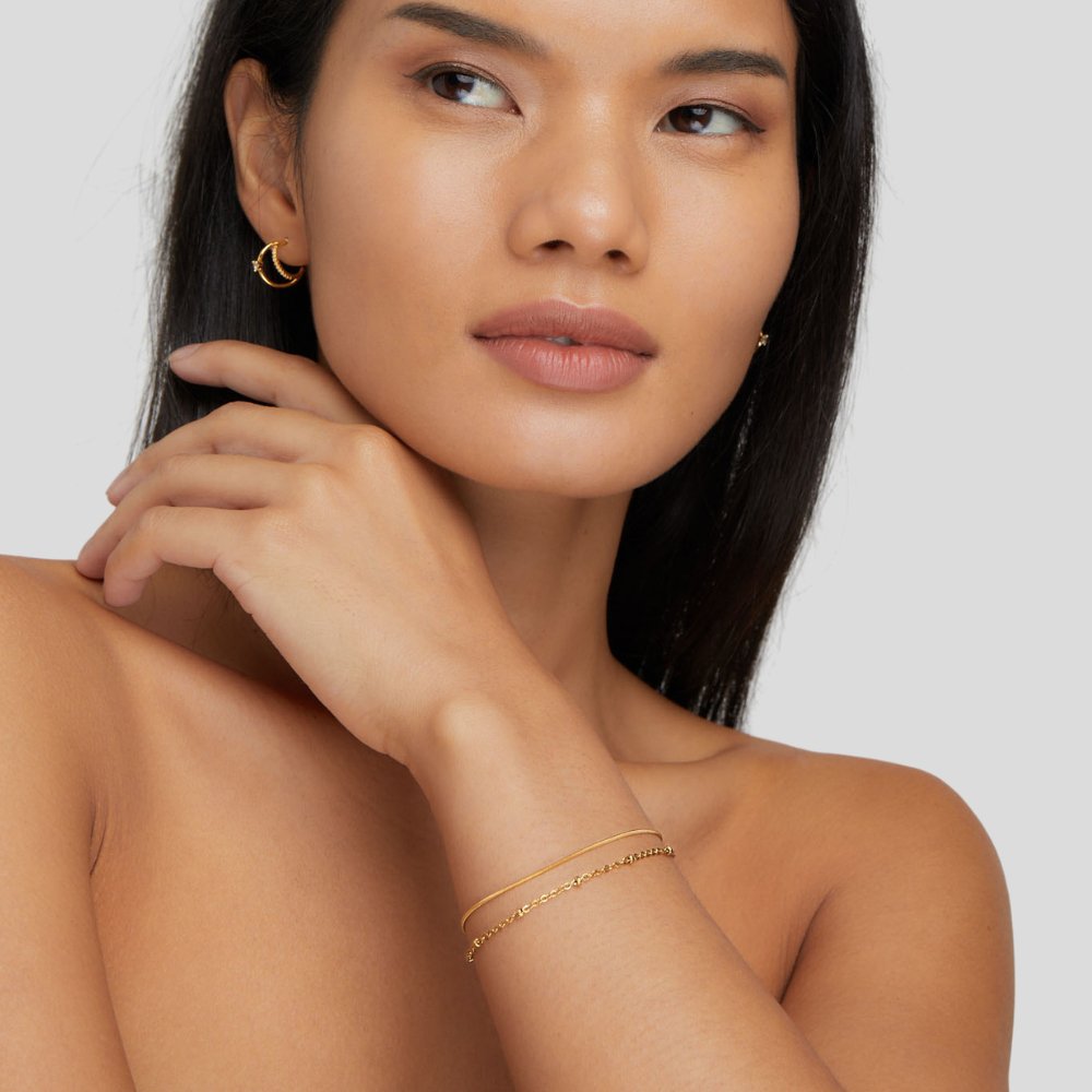 Pia Guld Lager Armband