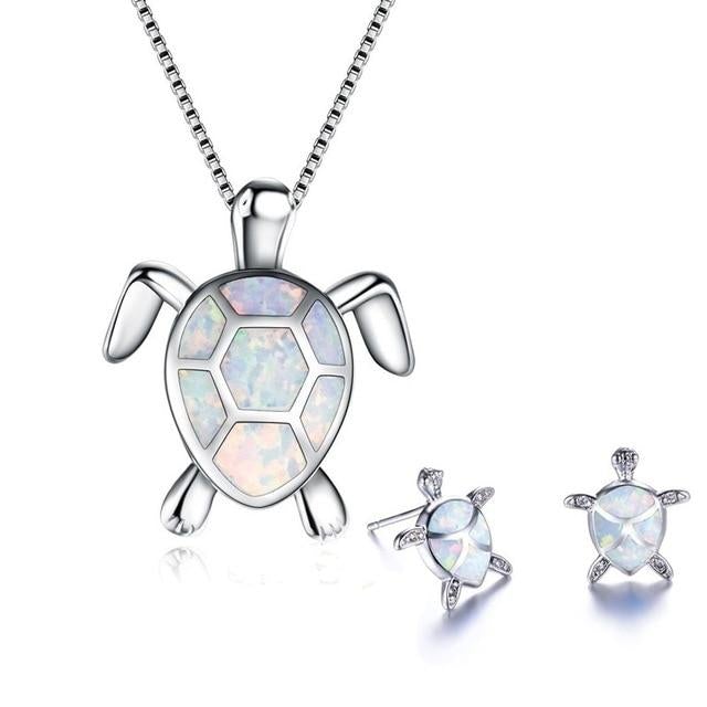 Opal Sköldpadda Smyckeset