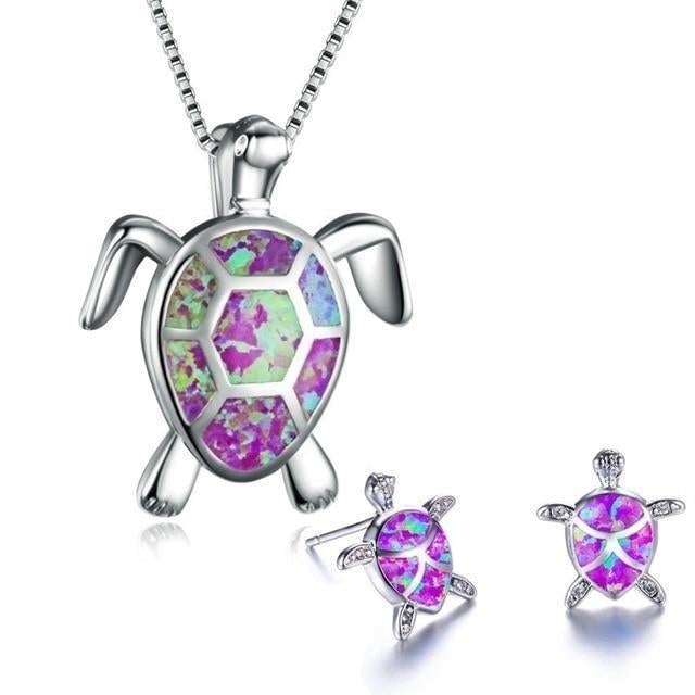 Opal Sköldpadda Smyckeset