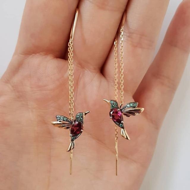 Colibri Emalj & Zirkonia Örhängen